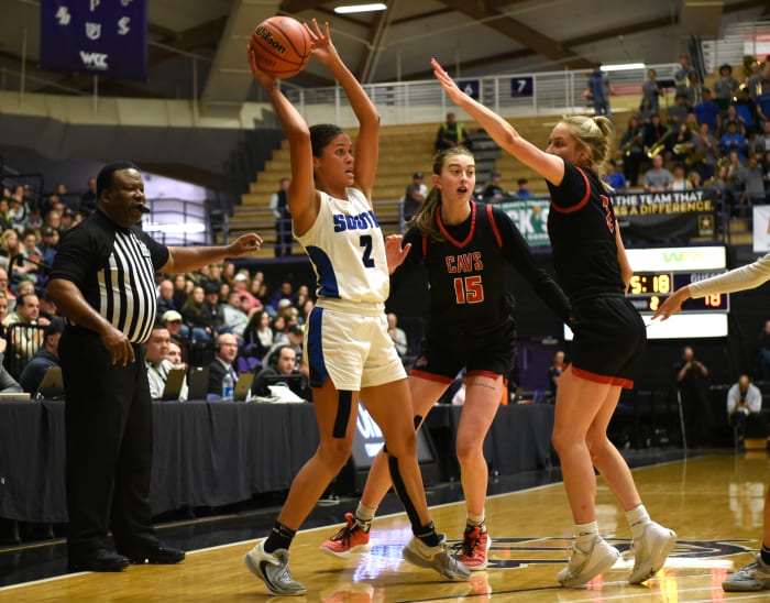 South Medford Clackamas 6A Oregon girls basketball final Taylor Balkom 14